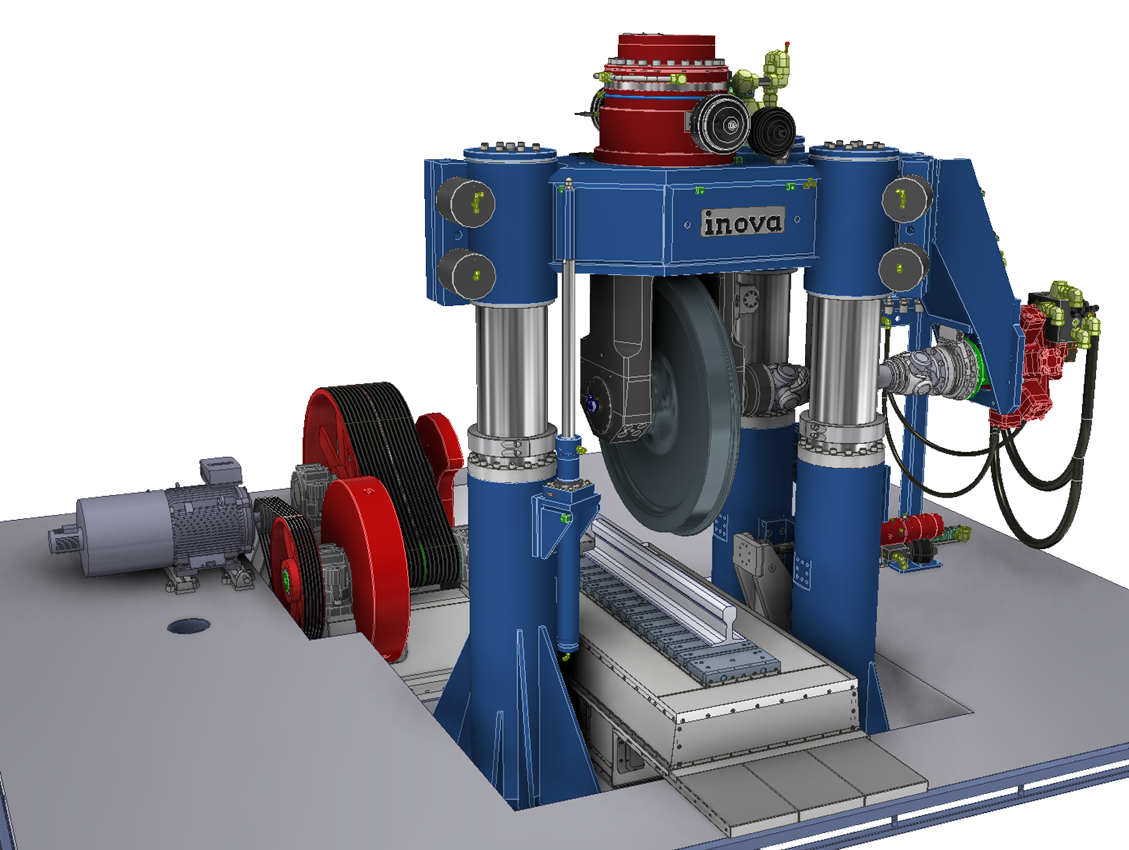 Railway Bogie and Wheelset Test Rigs | INOVA - Testing systems
